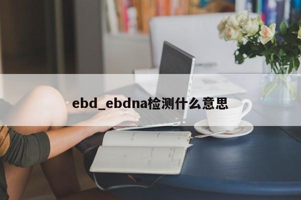 ebd_ebdna检测什么意思